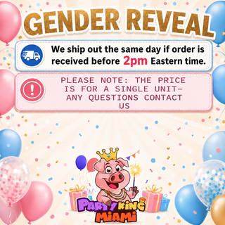 Gender Reveal Soccer Ball – Pink & Blue Powder Reveal Ball for Baby Gender Reveal Party