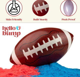 Football Gender Reveal Powder Ball - Score Big with the Perfect Reveal!