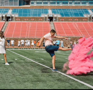 Football Gender Reveal Powder Ball - Score Big with the Perfect Reveal!