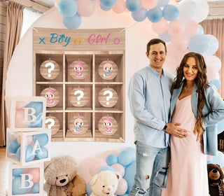 Gender Reveal Games Tic Tac Toe Board Game