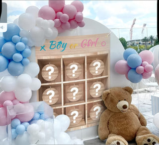 Gender Reveal Games Tic Tac Toe Board Game